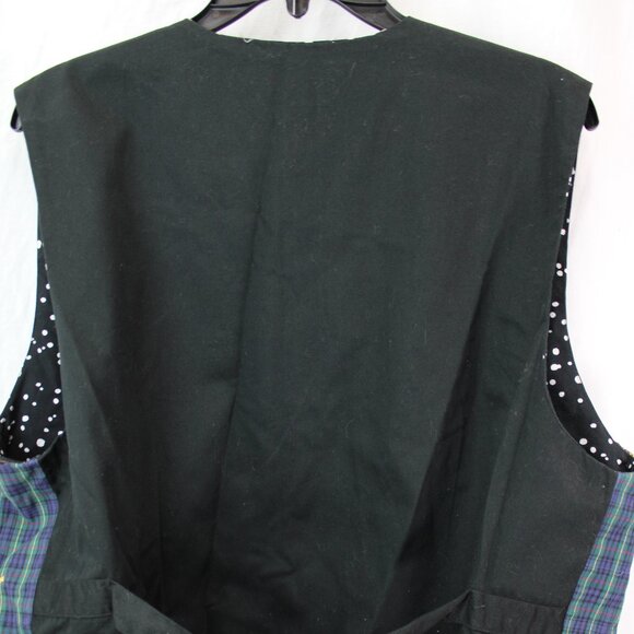 Karen Scott Vest Womens Size L Large Christmas Carolers Embroidered Waistcoat - Picture 3 of 5
